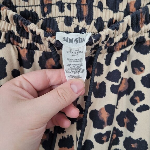 ShoSho Animal Print Joggers Pants Loungewear Cozy Pull On Pajama Casual Small - Picture 6 of 9